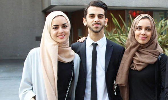 Ali, Sakina et Maryem Dahras. /Express