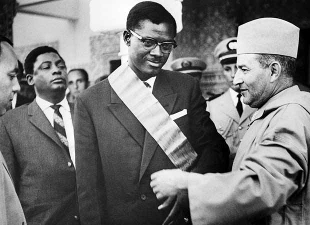 Mohammed V et Patrice Emery Lumumba, en août 1960 à Rabat. / Ph. L'Afrique Adulte