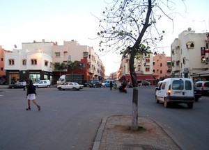Quartier de l'Oulfa à Casablance où résident de nombreux subsahariens